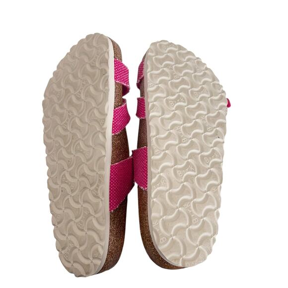 Birkenstock Pink Franca Rivet Sandals Sz 6 - Picture 6 of 7